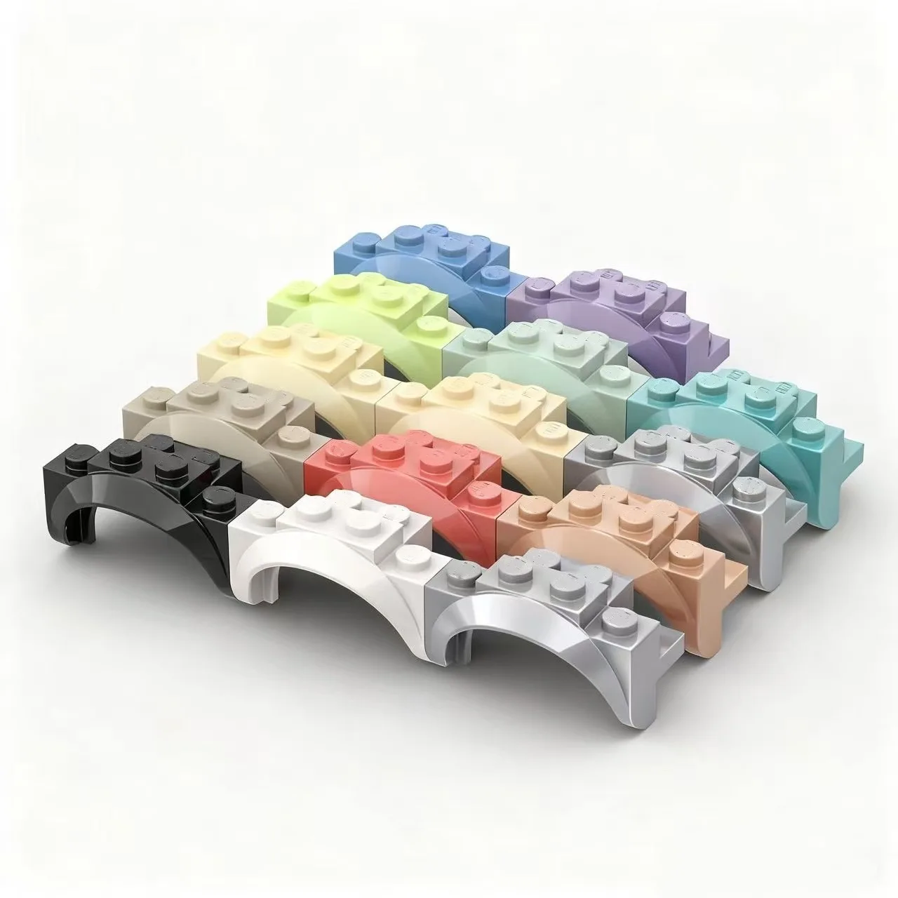 Assembly Part Curved Wheel Parts Factory Direct Sales Building Block Accessories Small Particles M492 Compatible with Lego 35789