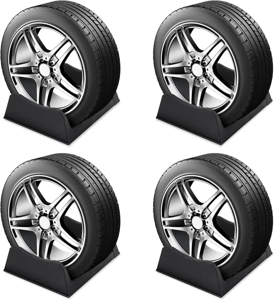 Adjustable Car Tire Display Stand Set for Shops