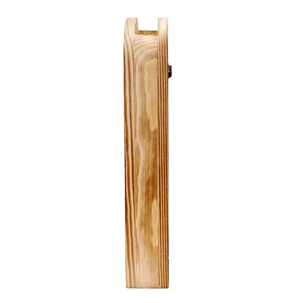Modern Wooden Wall Vase for Hanging Plant Display with Farmhouse Aesthetic Suitable for Multiple Indoor Locations