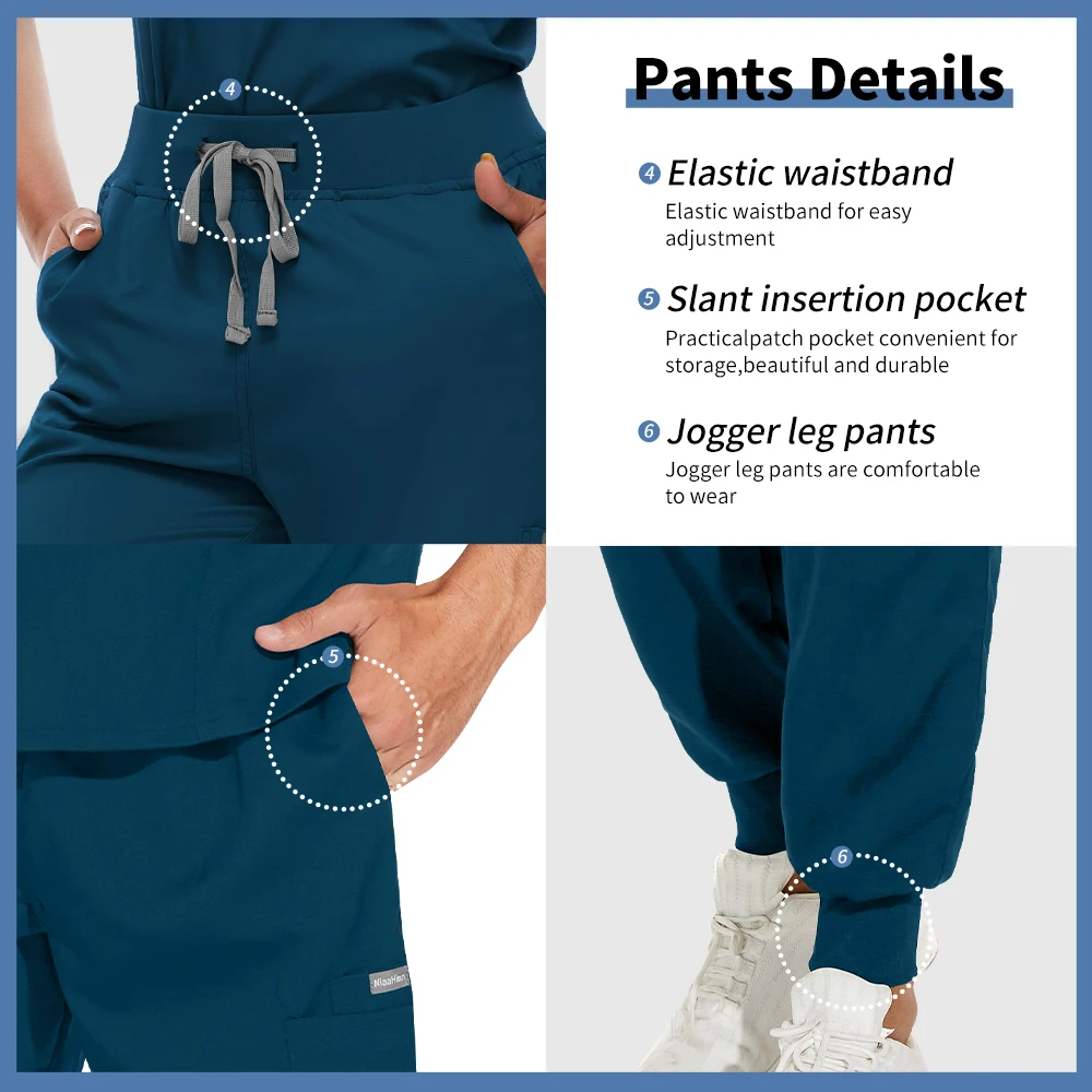 Nurse Accessories Hospital Medical Uniform Men High-quality Surgery Set Pet Veterinary Surgical Scrub Suit Dental Clinic Clothes