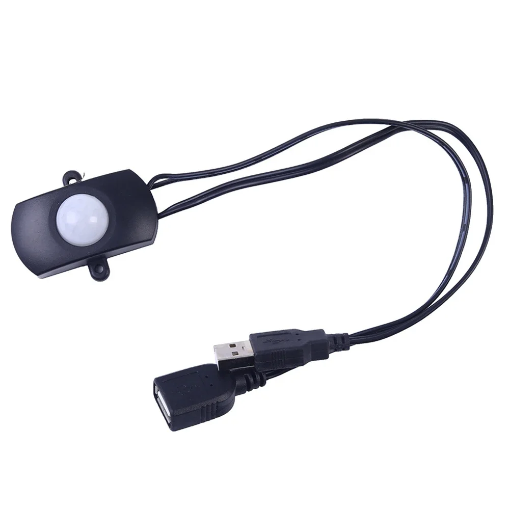 Commutateur de capteur de mouvement PIR USB, détection intelligente infrarouge du corps, détecteur pour bande lumineuse LED, automatique, DC 5V,