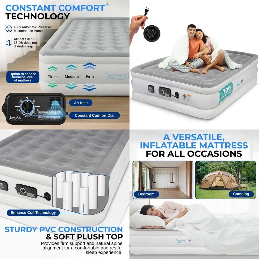 Air Mattress With B…