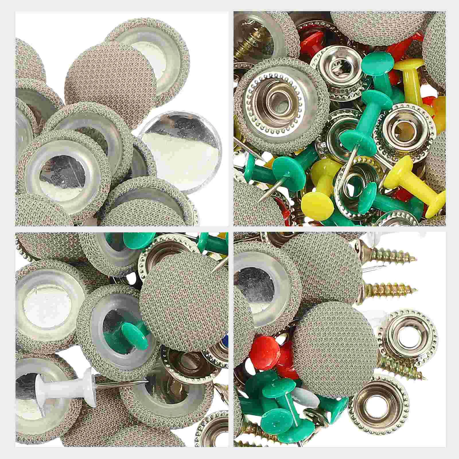 50 Sets Car Spare Parts Buckle Headliner Repair Rivets Kit Roof Button for Lining Suite Pin