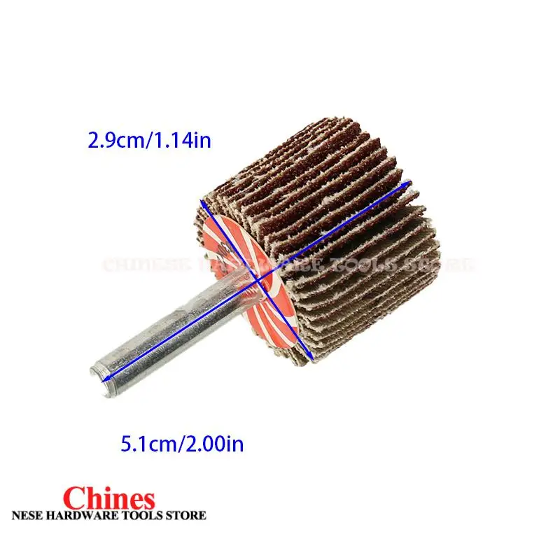 1 قطعة الرملي رفرف تلميع عجلات الرملي القرص الصنفرة 6 مللي متر عرقوب جلخ طحن عجلة رئيس ل أداة دوارة