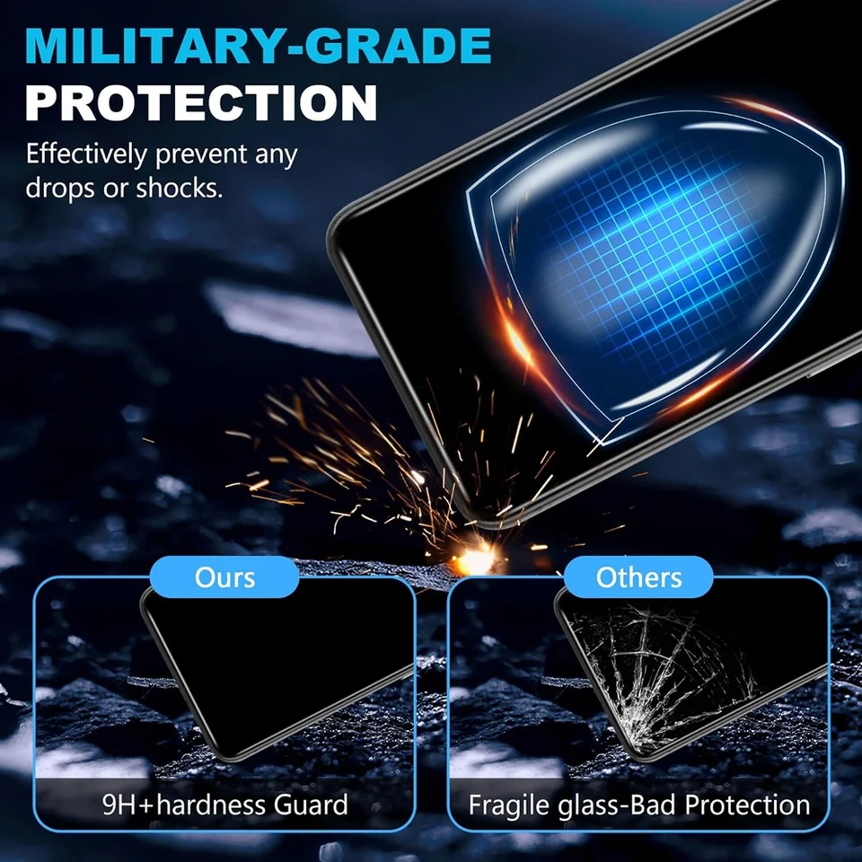 Vidrio Templado para Samsung A16 A17 A18 A26 A27 A36 A37 A56 A57 Protector de Pantalla Galaxy A55 A35 A15 A25 A24 Película A51 A52 A53 A54 5