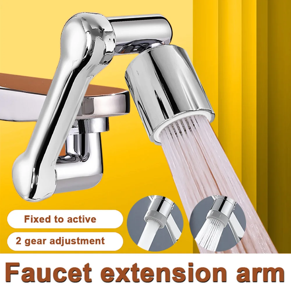 Water Tap Nozzle Universal 360° Rotation Faucet Nozzle Extender 1080° Kitchen Faucet Mixer Aerator Bathroom Tap Attachment