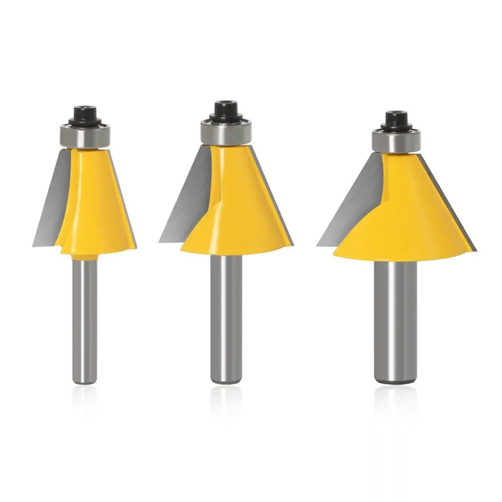 Imagem -04 - Durável Bevel Edge Milling Cutter Carving Chanfro Router Bit Ferramenta para Madeira 15 Graus 225 Graus 30 Graus mm 635 mm mm