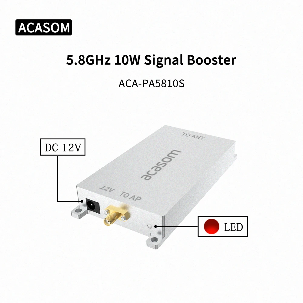 5.8GHz 10W DJI Drone Mavic 3 Phantom Avata FPV amplificatore di segnale Extender Signal Booster Drone Range Extender