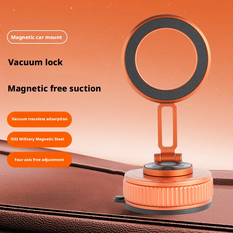 360 °   Регулируемый магнитный автомобильный держатель для телефона для Magsafe, совместимый складной держатель на присоске для приборной панели, универсальные модели телефонов