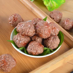 10Pcs PVC Simulation Beef Ball Realistic Artificial Meatball Model BBQ Fake Food Hot Pot Restaurant Props Yummy Dishes Ornaments
