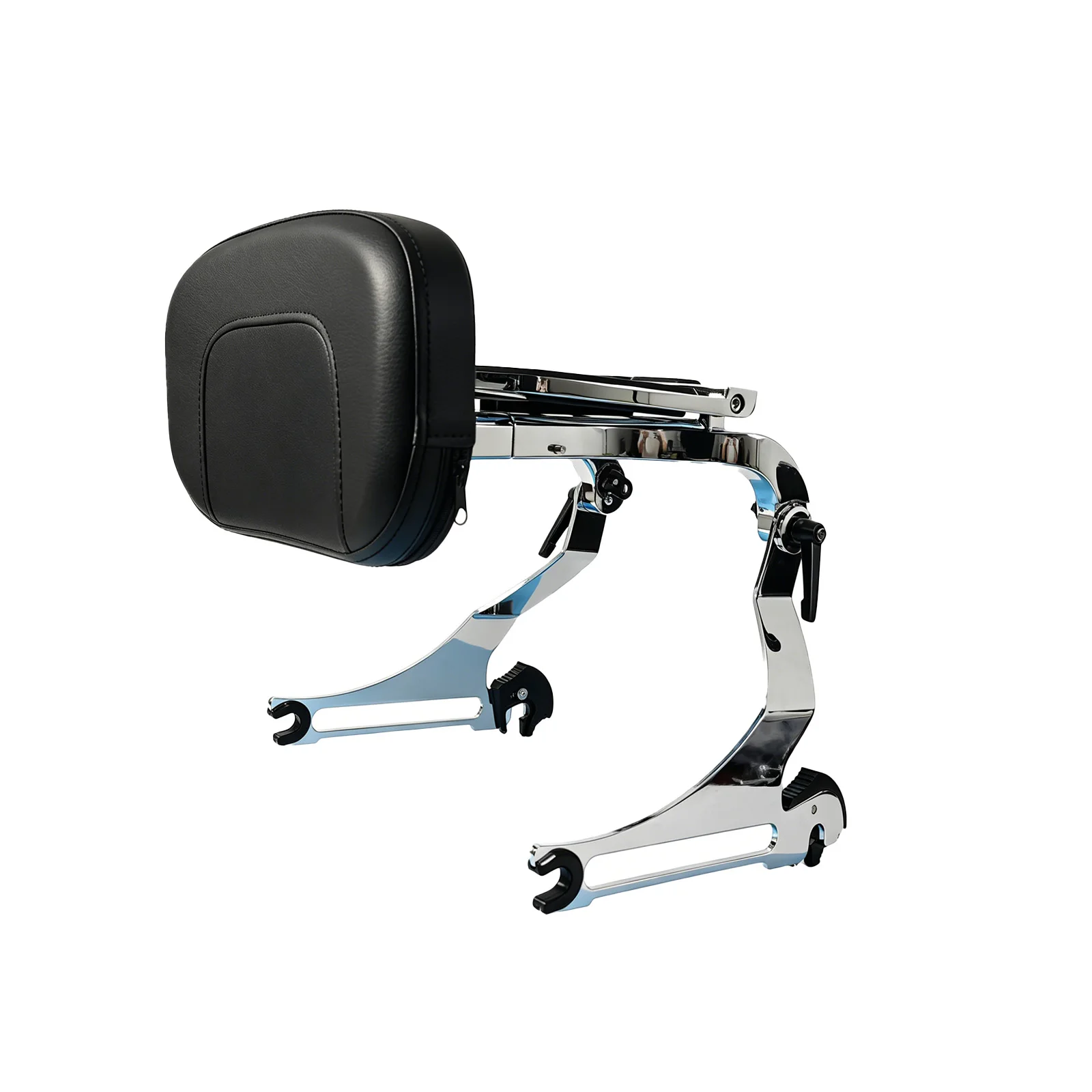 

Quick Release Adjustable Driver Passenger Motorcycle Backrest Sissy Bar For Harley Breakout Fat Boy 114 FLFBS FXBRS 2018-2026
