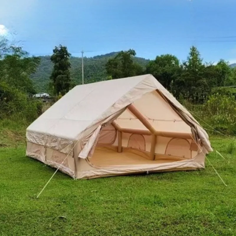 

Relaxing Sun-proof Inflatable Tents Windproof Rainproof Courtyard Tents Large Area Quick Automatic Opening Camping Supplies