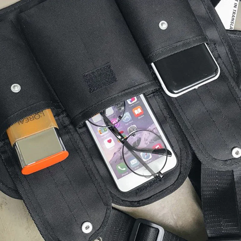 Тактическая нагрудная сумка в стиле хип-хоп, уличная одежда, жилет, сумка унисекс, нагрудная сумка, регулируемые сумки Fiskoracic, мужской спортивный жилет на открытом воздухе, рюкзак