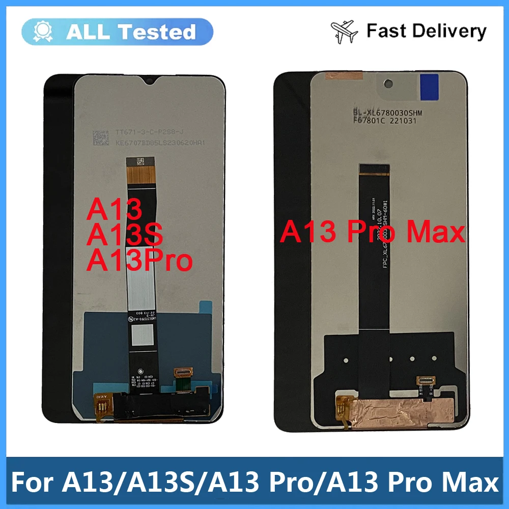 

For UMIDIGI A13 Pro Max LCD Display + Touch Screen Assembly Replacement Tested For UMIDIGI A13 a13s A13 Pro LCD Sensor Screen