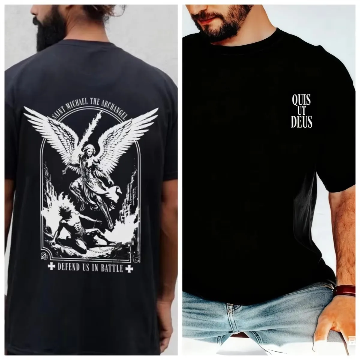 2026 St. Michael Archangel Shirt Christian Archangel Michael Men Christian Shirt Christian Men Gift Faith T-shirt