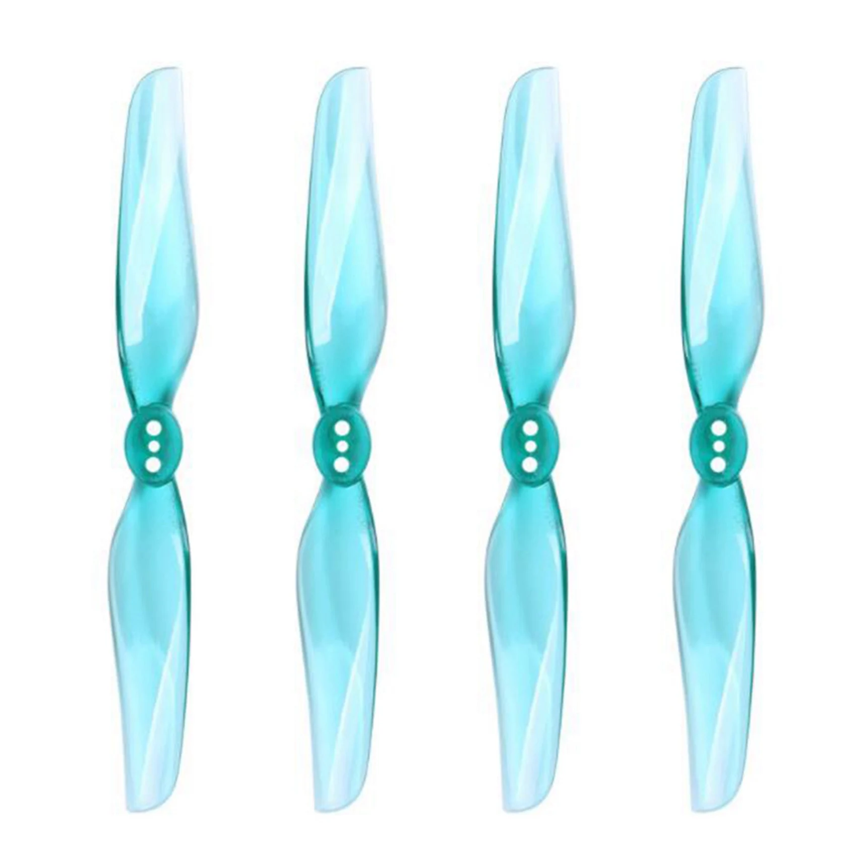 AS95-4 пара для Nazgul 4030, опора с 2 лезвиями, лопасть пропеллера, лопатка, воздушный винт, ветровая палочка, прозрачный серый и прозрачный синий