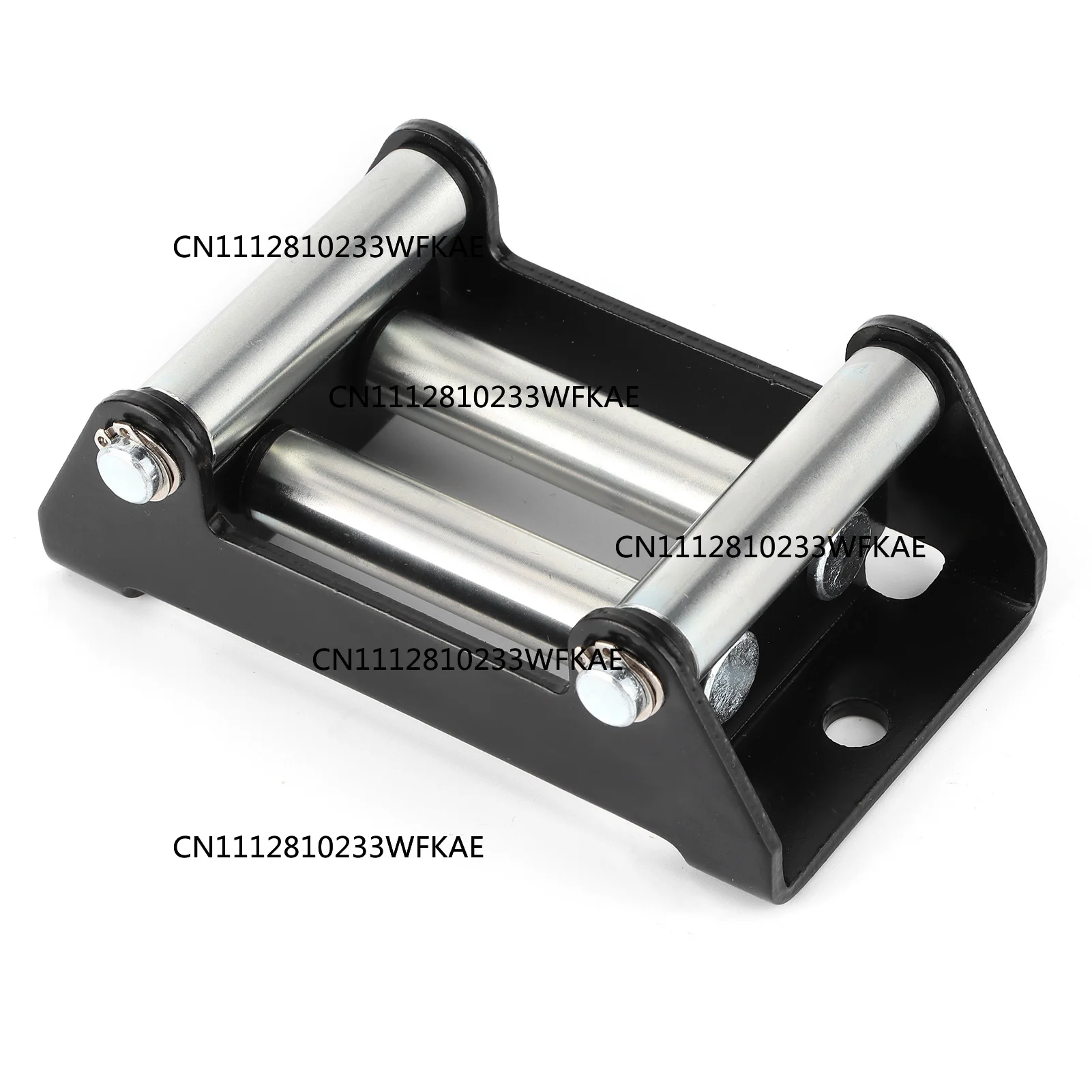 2pcsHeavy Duty Winch Roller Fairlead Galvanize 110mm/4.3in Hole Distance with Strong Construction