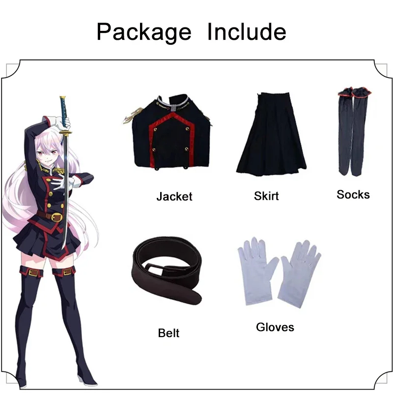 Uzen Kyoka Cosplay Anime Mato Seihei No Slave Costume Women Jacket Skirt Socks Uniform Sets Halloween Party Performance Clothes