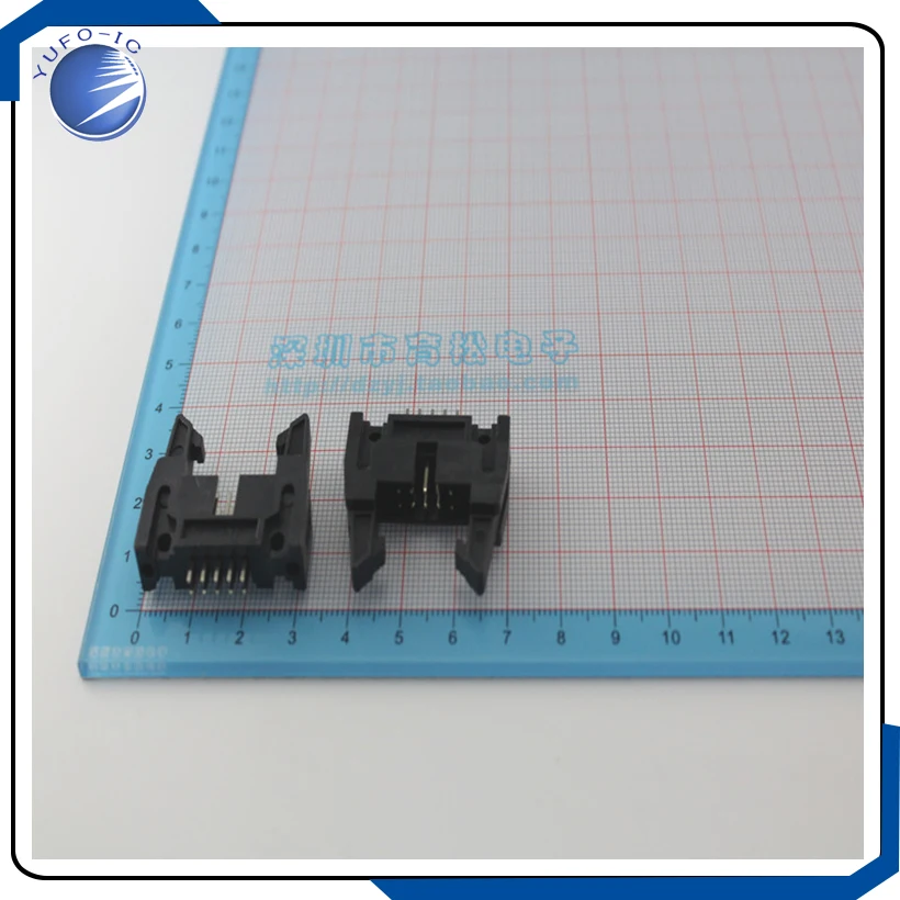 5pcs/lot  DC2 DC2-10P 10 needle hook horn horn pin connector 2.54