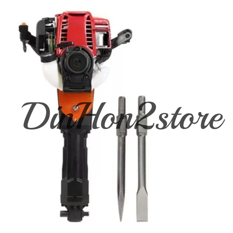 Four-stroke pick engine small tree excavator rock drill tree hoisting shovel mountain crusher