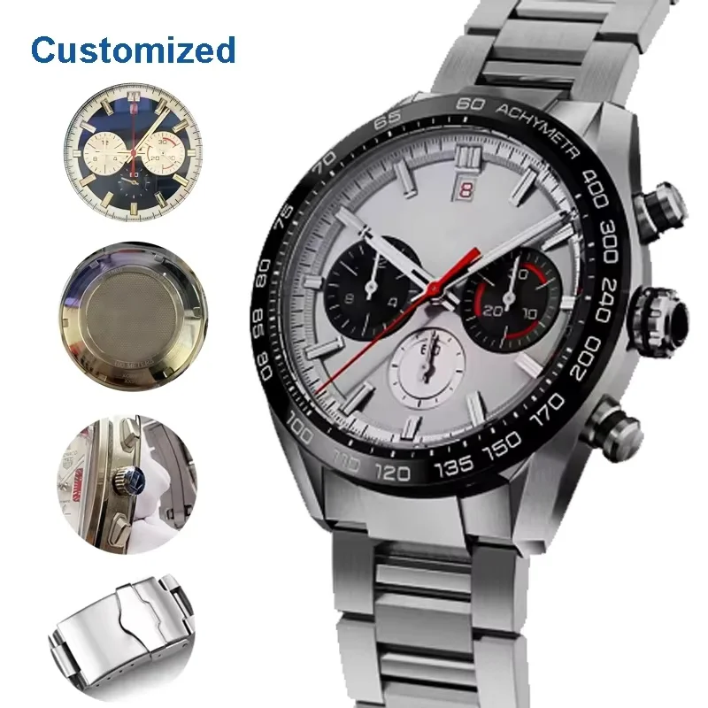 88A Store 43mm Men Watch In 904L Steel Quartz Movement Customized Watches