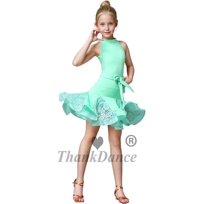 Mädchen Latin Dance Kleid für Mädchen Ballsaal Kinder Tanz Kostüm Salsa Kinder Tango Kleider Tanzen Kleidung Kinder Tanz Tragen