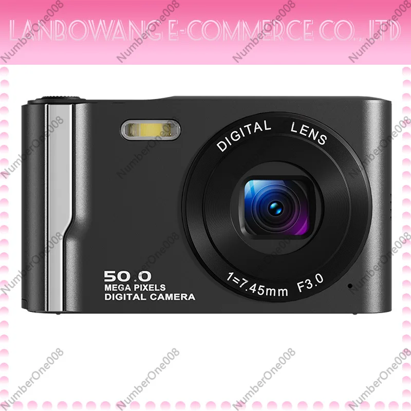 Retro HD Digital Camera CCD Style Portable Pocket Card Camera for Student Campus Daily Vlogging Shooting