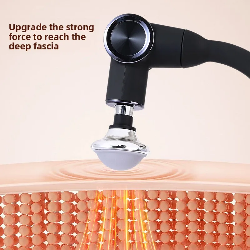 New Folding Elbow Fascia Gun Brushless Motor Silicone Massage Head Relaxation Shoulder and Neck Multi-functional Massage Small