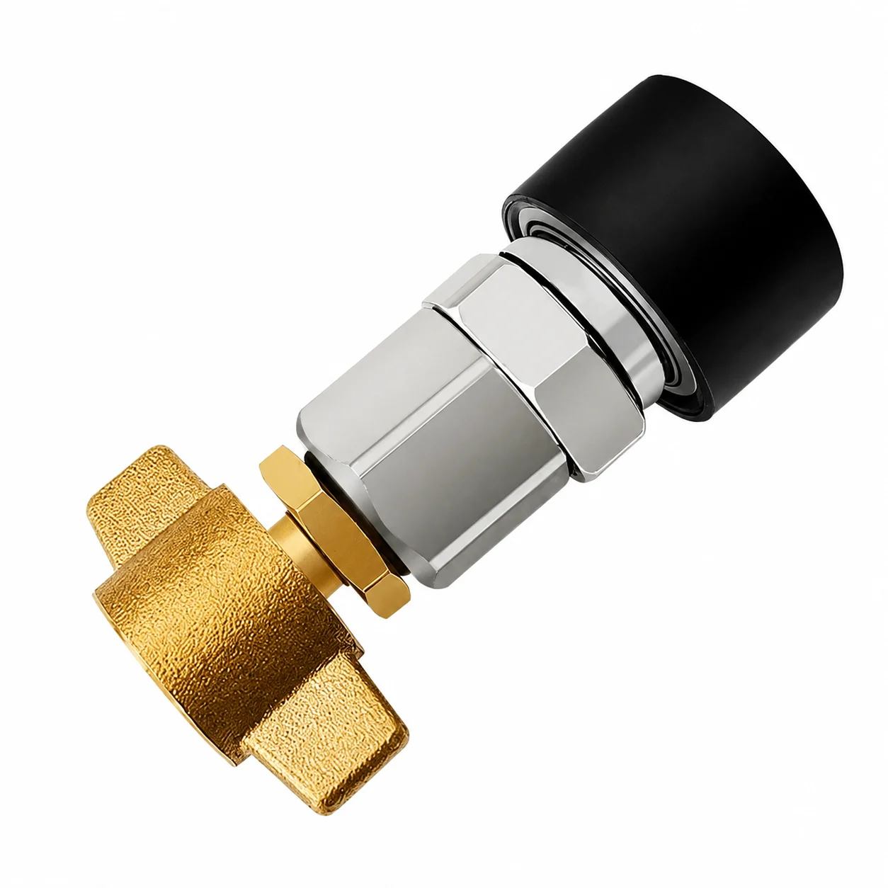 Truck Air Tank Cylinder Pickup Female Connector Head With On/Off Valve Control For Truck Air Brake System