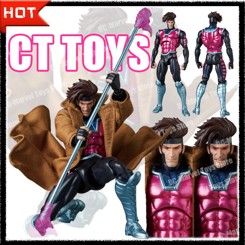 

In Stock Ct Toys Gambit Remy Figure Mafex 131 X-Men Wolverine Hellverine Shf Anime Action Figure Figurine Model Custom Gift Toys