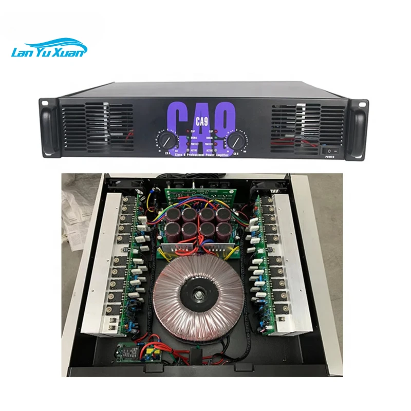 

CA9 2U 900W Power 2 Channel Audio High DJ Amplifier Board Use for Professional Audio Stage