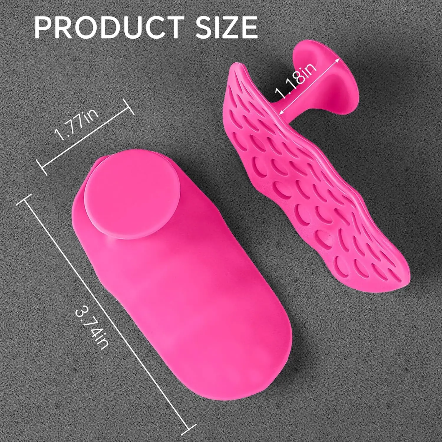 2PCS Pink Black Colors Available Anti-Slip Silicone Gym Grip Pads Fingerless Weight Lifting Grips Cloth Storage Case Widened Thickened Rubber Hand Protector for Pull Ups Dumbbells Barbell Workout Fitness Grip Strengthener Unisex Men Women Gym Accessories
