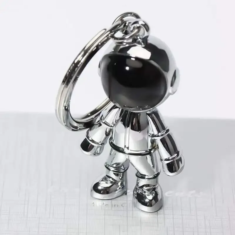 2023 New Fashion Otaku 3D Astronaut Space Robot Alien Spaceman Keychain Keyring Alloy Gift for Gadgets for Men Keychain Holder