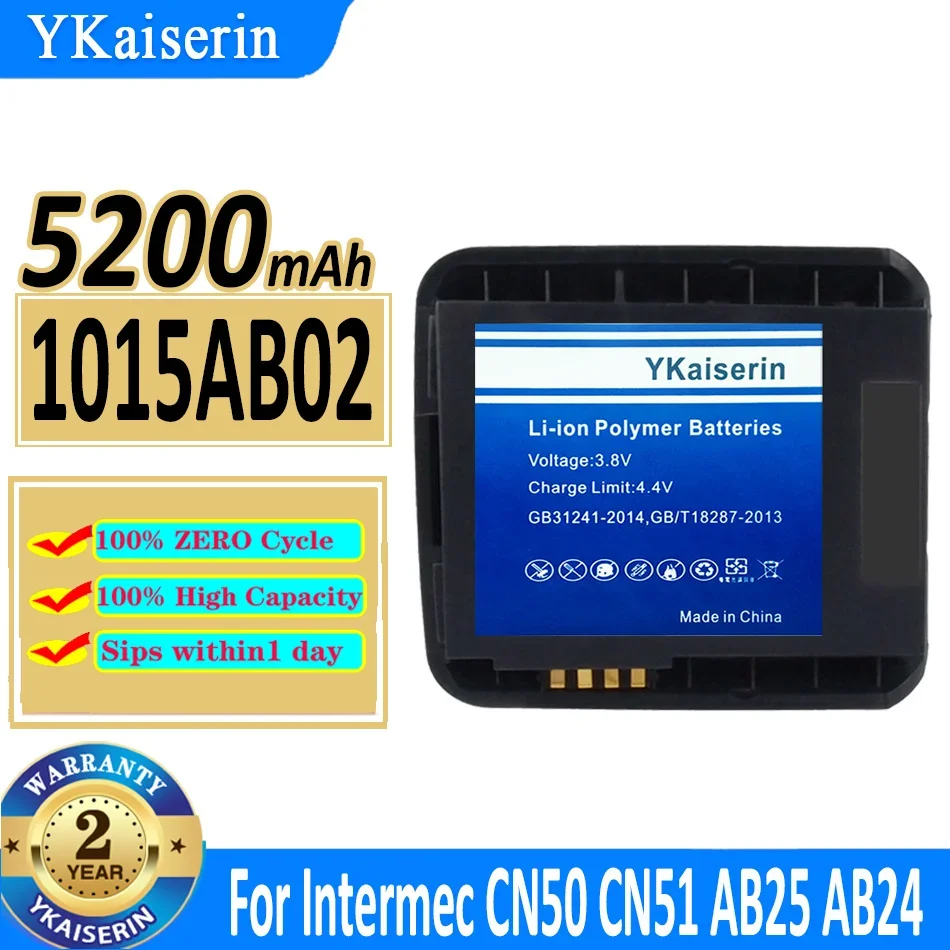 

Аккумулятор ykaisсеребрин 5200 мАч 1015AB02 для Intermec CN50 CN51 AB25 AB24