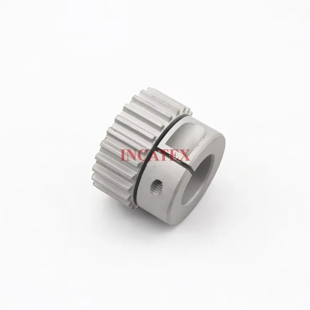 Tajima Embroidery Machine Spare Parts Timing Pulley With Base W10-24 18mm Diameter Shaft For Main Shaft Rotary Encoder