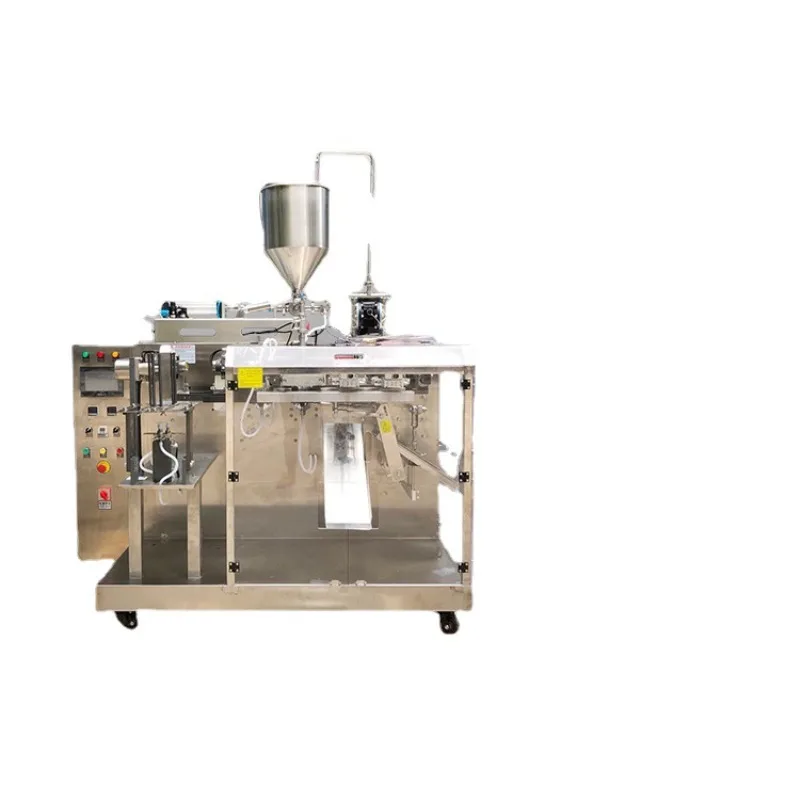 Juice and jam automatic bag packaging equipment, multi-functional special-shaped bag beverage liquid packaging machine