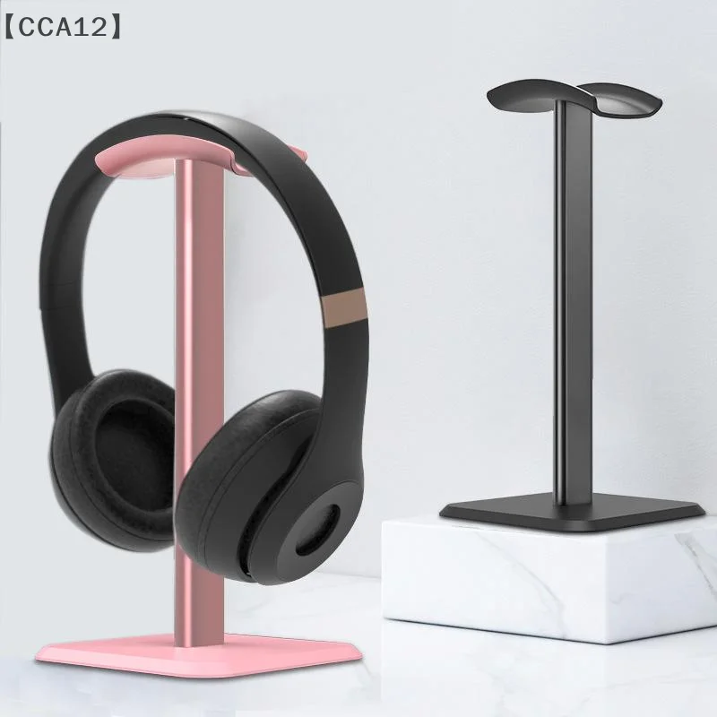 〔CCA12〕Aluminium Alloy Headphone Stand Holder Rack Space Saving Headset Stand Rack Desktop Organizer Display Earphone Bracket