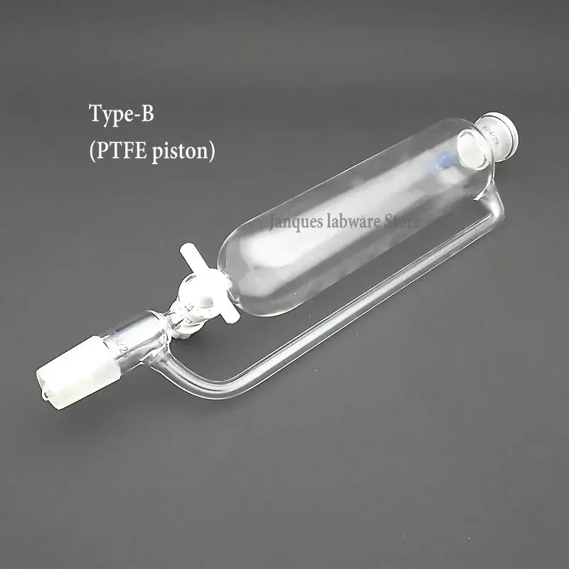 1pcs 25ml to 1000ml Constant Pressure Separating Funnel with Glass or PTFE Piston,Drop Funnel for Extraction experiments