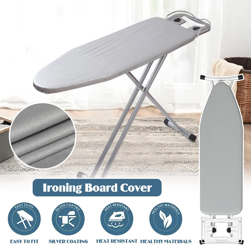 Ironing Board Cover Universal Silver Coated Padded Double-Layer Heat Resistant High Temperature Non-Fading Ironing Board Cover