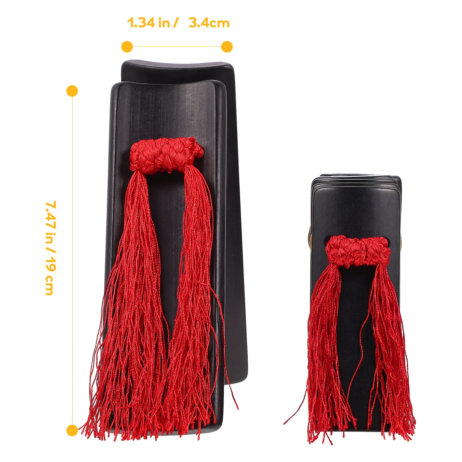 1Set Premium Bamboo Allegros Traditional Kuaiban Clappers for Chinese Music Performance Practice Stage Use Hand Polished