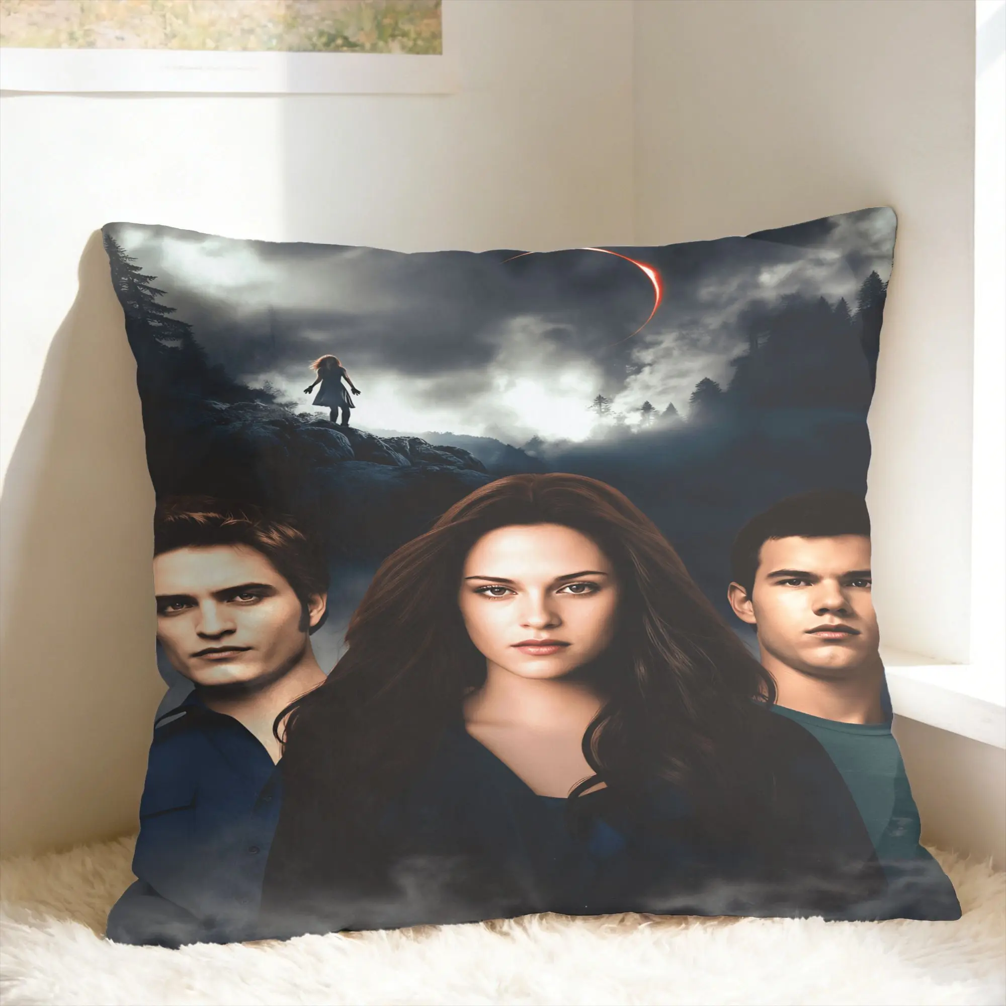 Pillow Cover Edward Cullen  Cute Funny Pillow Case For Living Room Chair Pillowcases