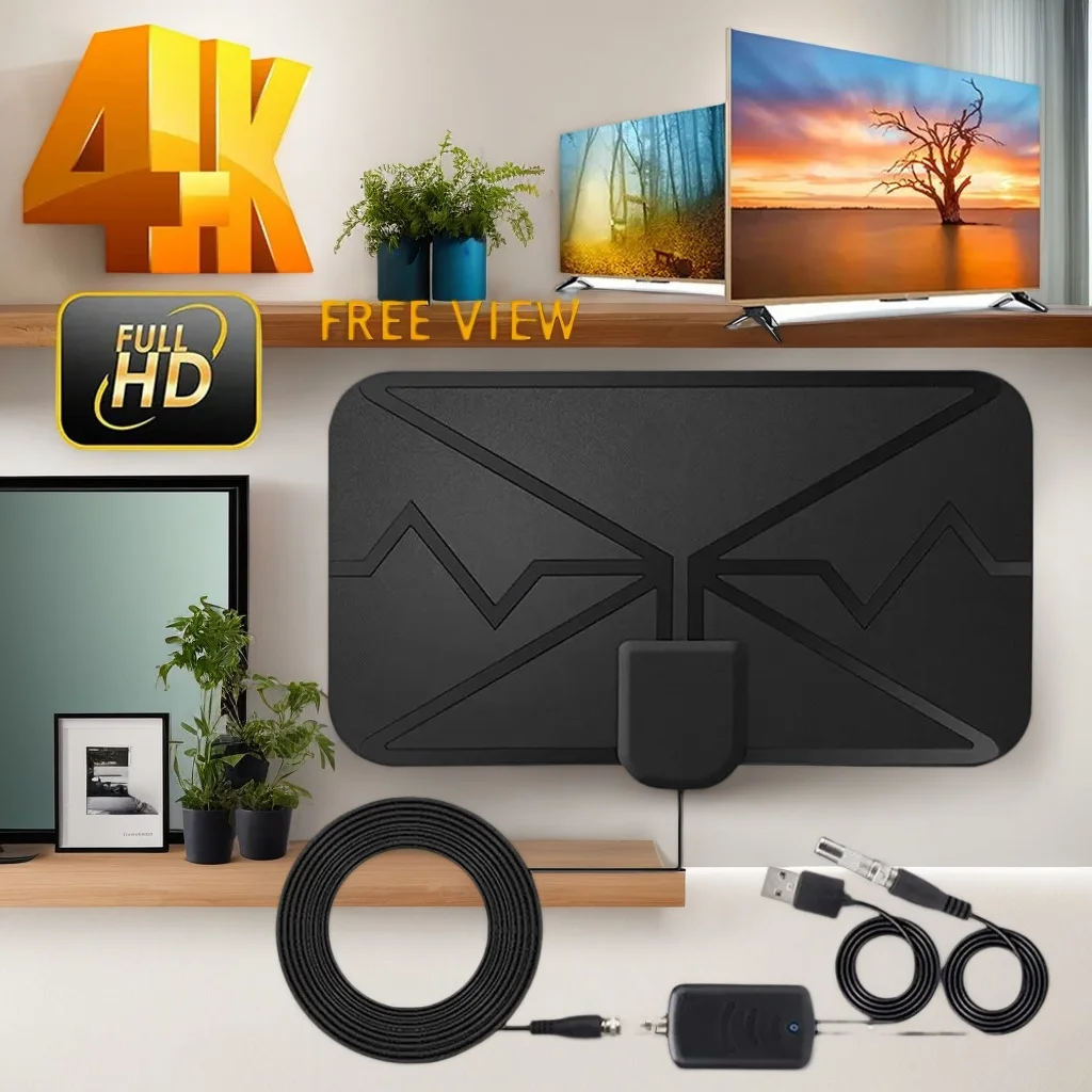 ​ ​ هوائي HDTV طويل المدى 3600 ميل - أحدث طراز لاستقبال الإشارة المحسنة في الأماكن المغلقة ​ ​