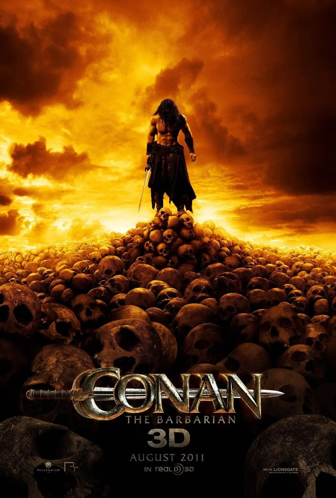 

CONAN THE BARBARIAN REMAK Movie Print Art Canvas Poster for Living Room Decoration Home Wall Decor Picture