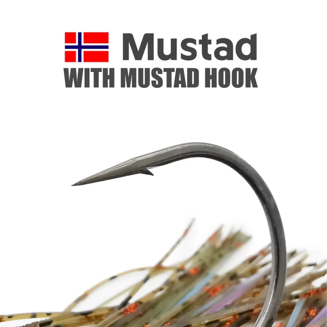 Lureholic 7~14g Weedless Swim Jig High Wire Bait Performance Jig Head Lure Fishing Bait for Bass Fishing With Mustad Hook 3