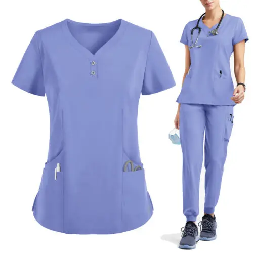 Mulheres Babyoung Enfermeira fosco Terno de corrida, Médico Hospital Uniforme Médico