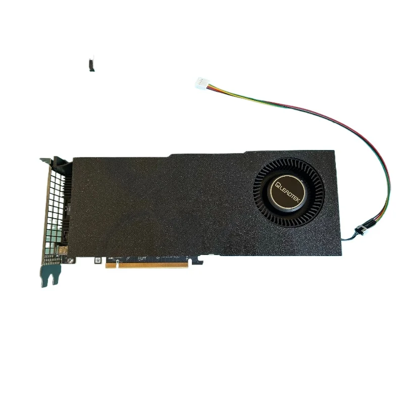 For AMD mi50 graphics card cooling modification built-in turbo fan