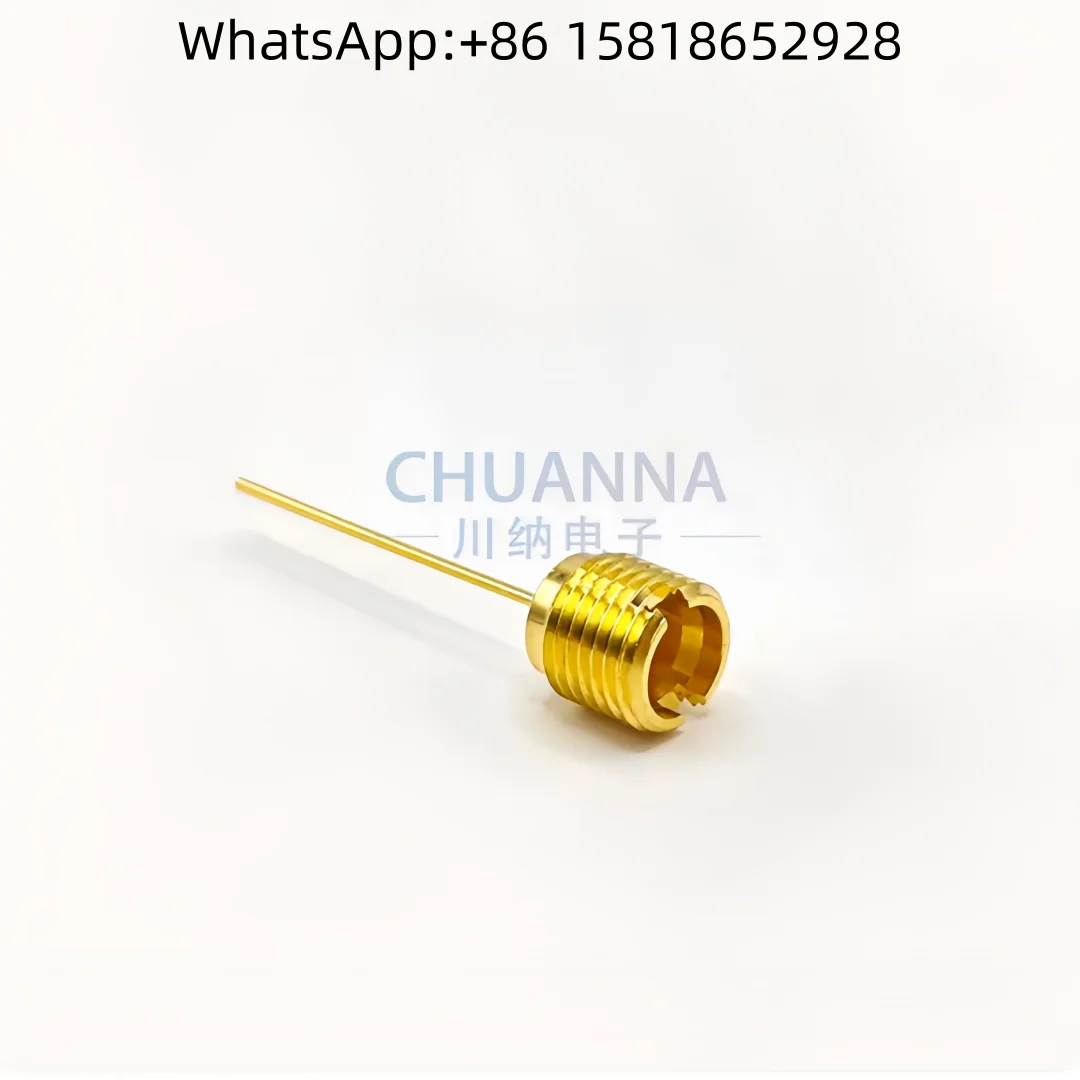 1pcs SMP-JYD-1-14-S SMP RF Connector Wall-Through Light Hole Male Pin External Thread Extended Conductor