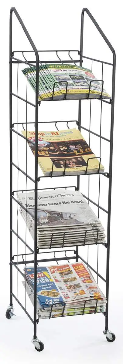 Portable Newspaper and Magazine Rack