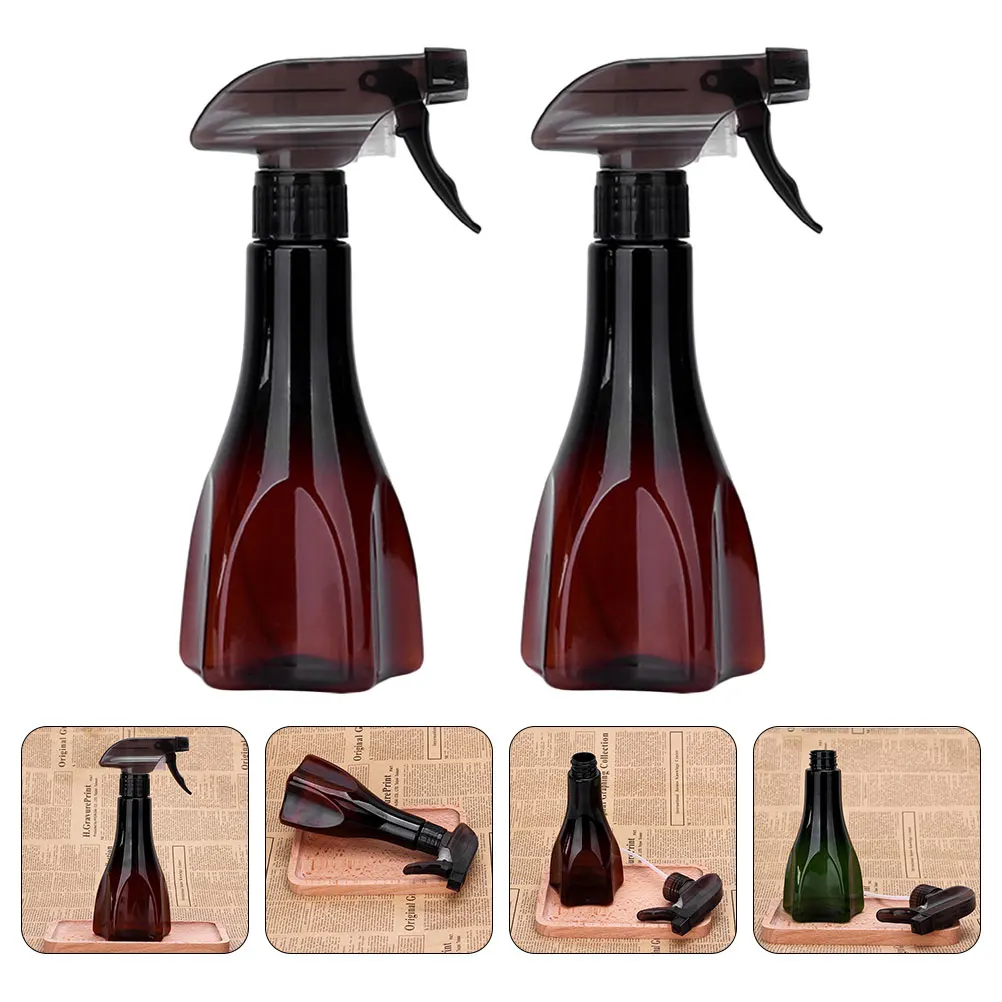 

2Pcs Leakproof Plastic Spray Bottle for Hair Gardening Watering Cans Salon Sprayer Barber Bottles Empty DIY Use