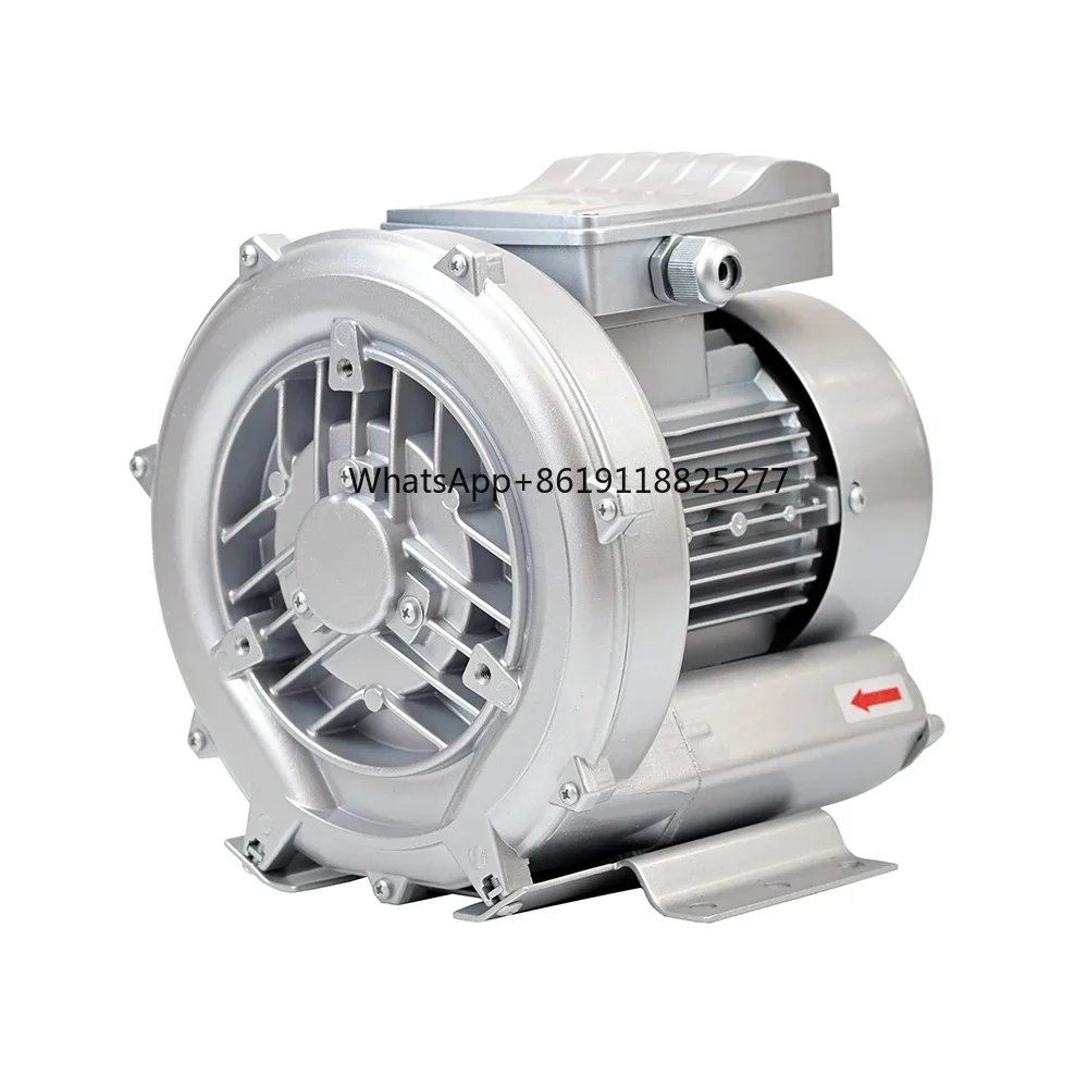 Ventilatore rigenerativo 0.37KW 1/2HP per laghetto per pesci aqaculture ring blower per biofloc fish shrimp tank pompa per vuoto monofase